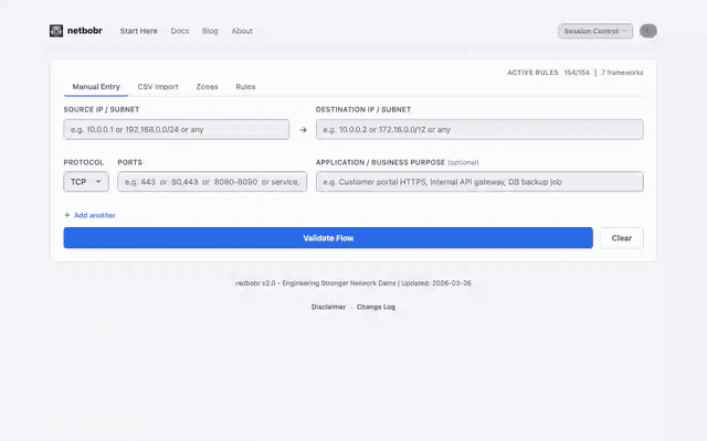 Validating multiple flows at once